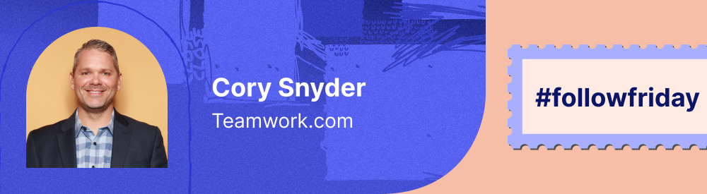 An image of Cory Snyderfrom LinkedIn with the caption #followfriday