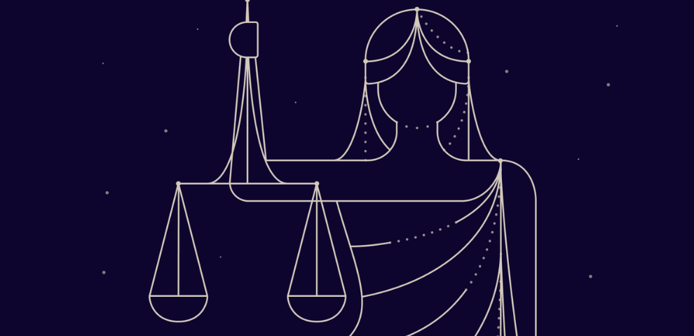 Digital image of Lady Justice
