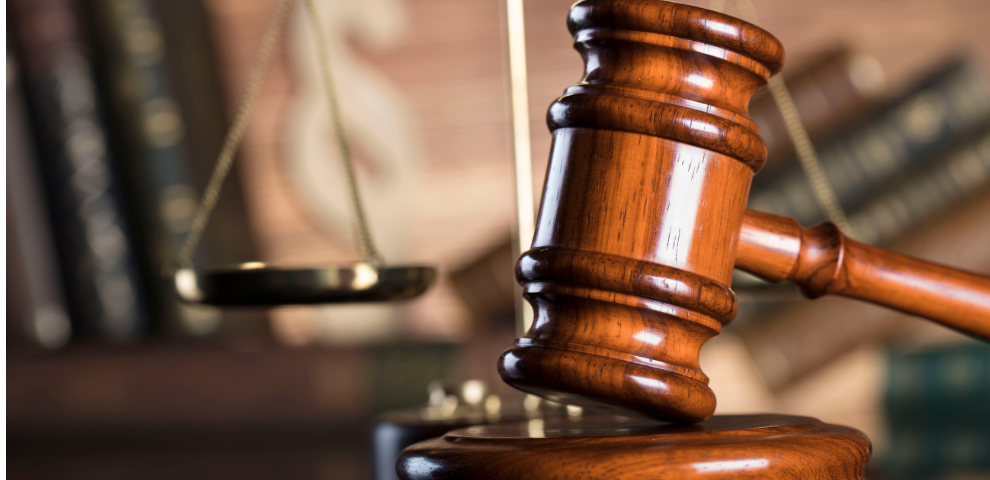 Gavel and justice scale