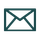 Envelope icon representing email or mail message.