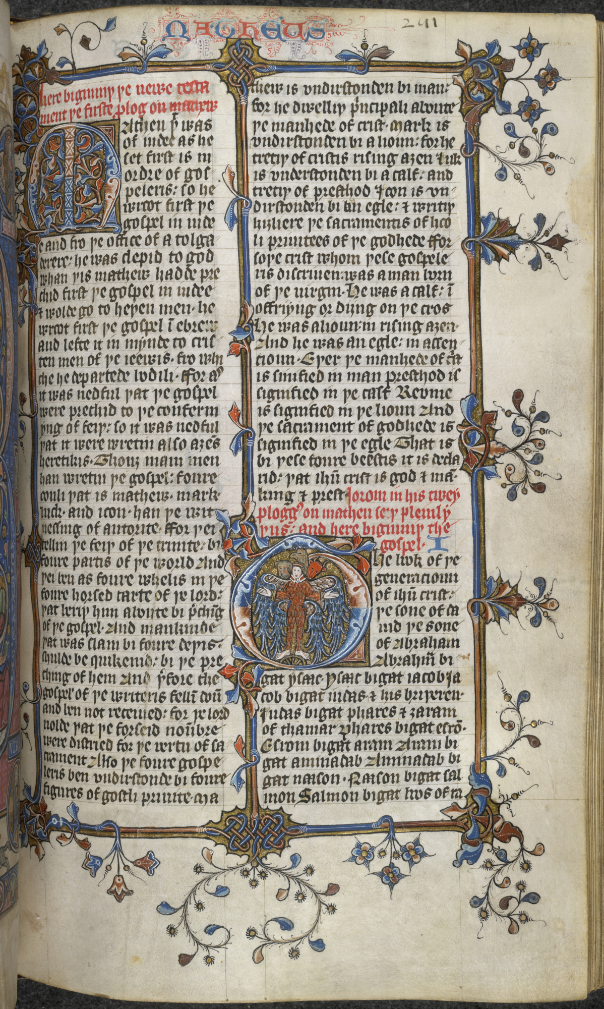 Illegal ‘English’ bible from 1400 - not in Latin, a clear challenge to papal authority