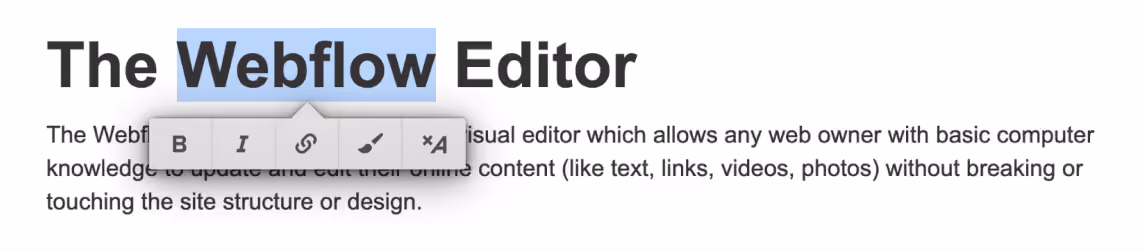Intro to the CMS Editor | Webflow University