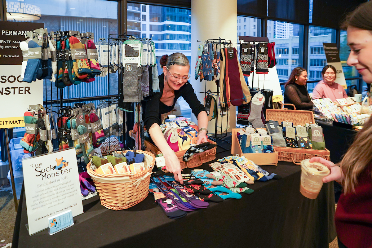 Women business owners in the Seattle area selling goods
