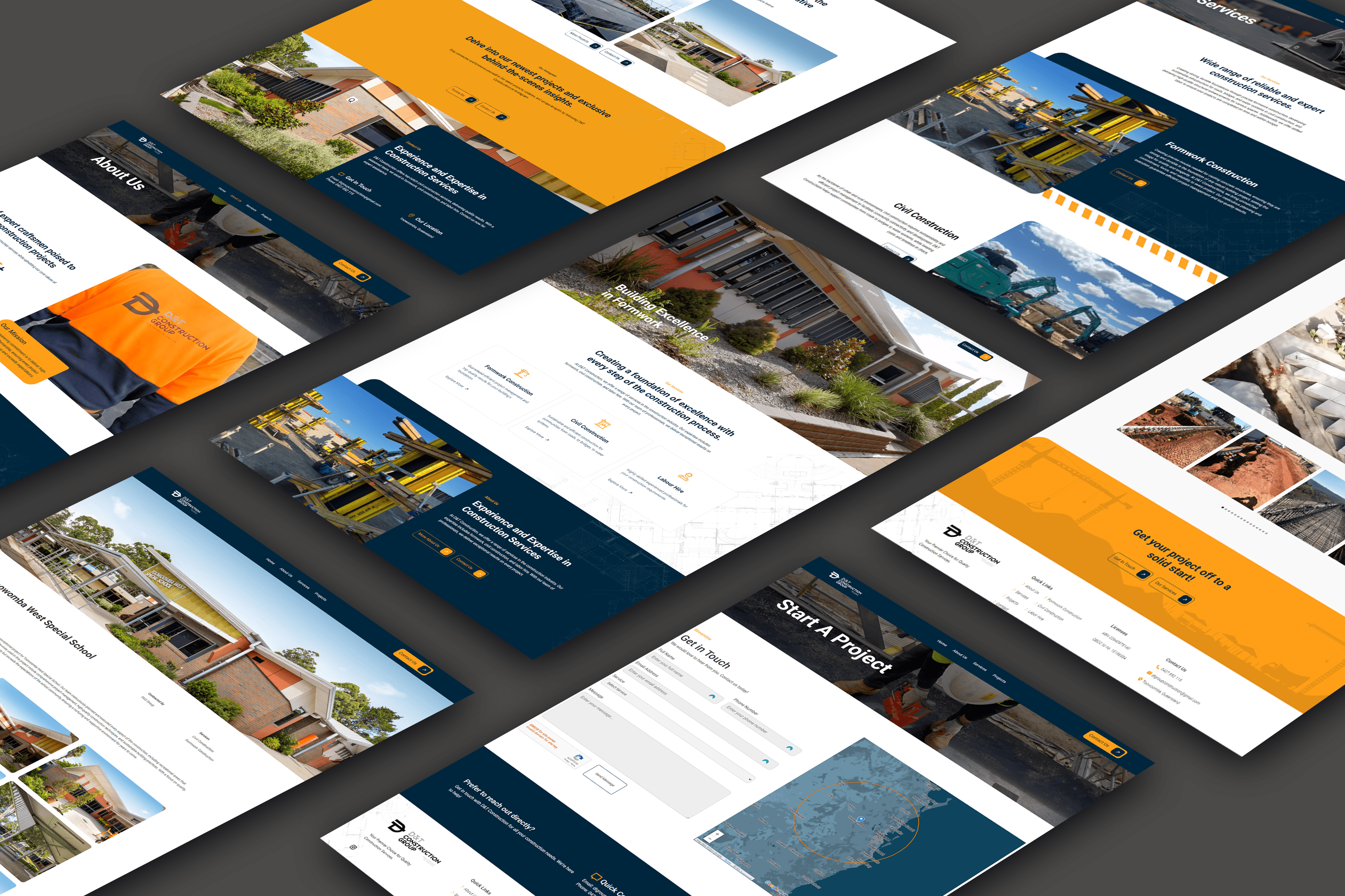 D&T Construction Group Website