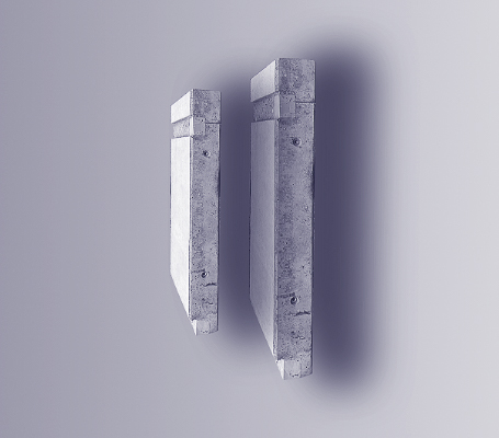 Robuster Betonsockel für sichere Fundamentierung -witterungsbeständig und tragfähig