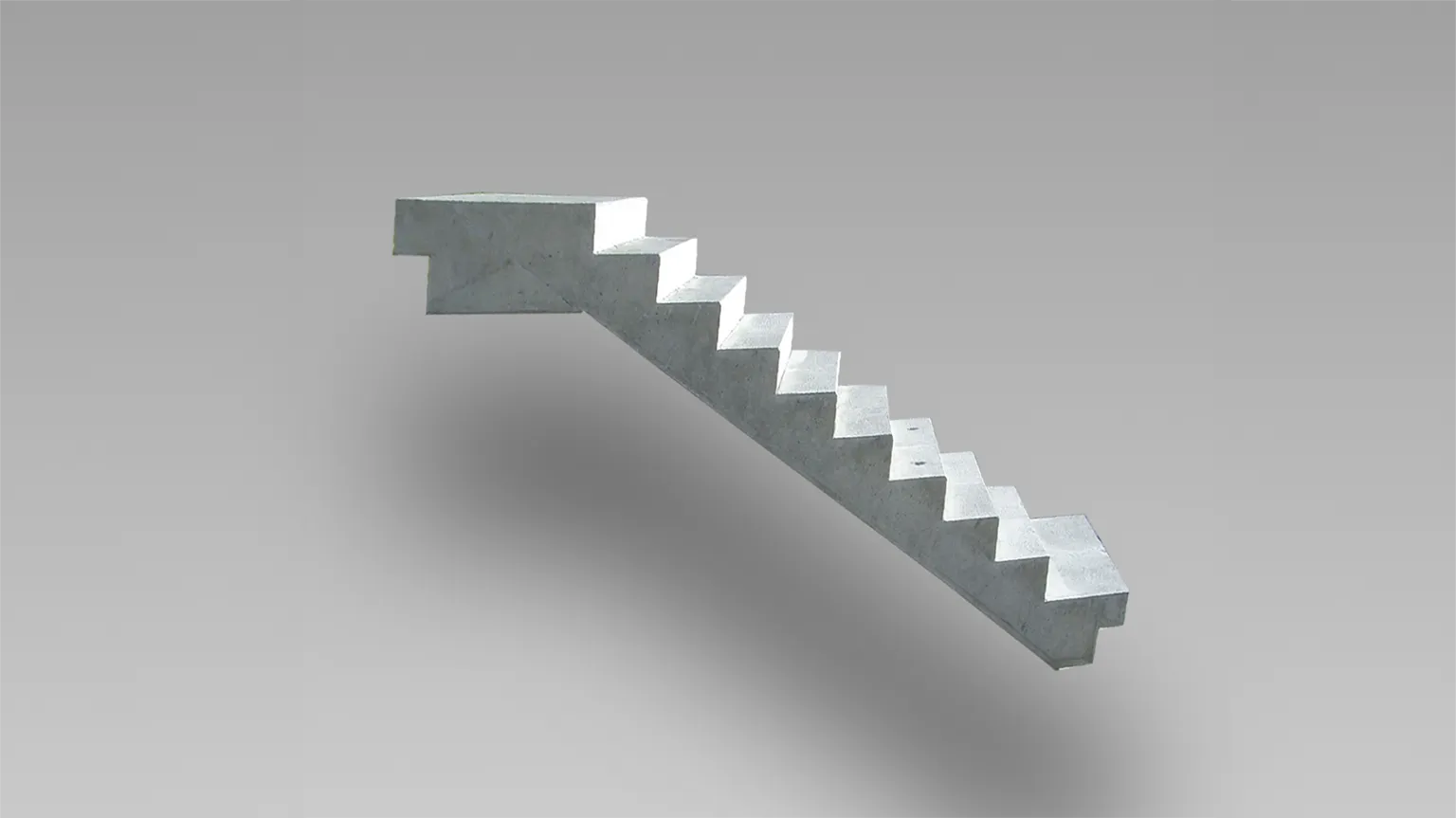 Massive Betonfertigteil-Treppe für Wohngebäude