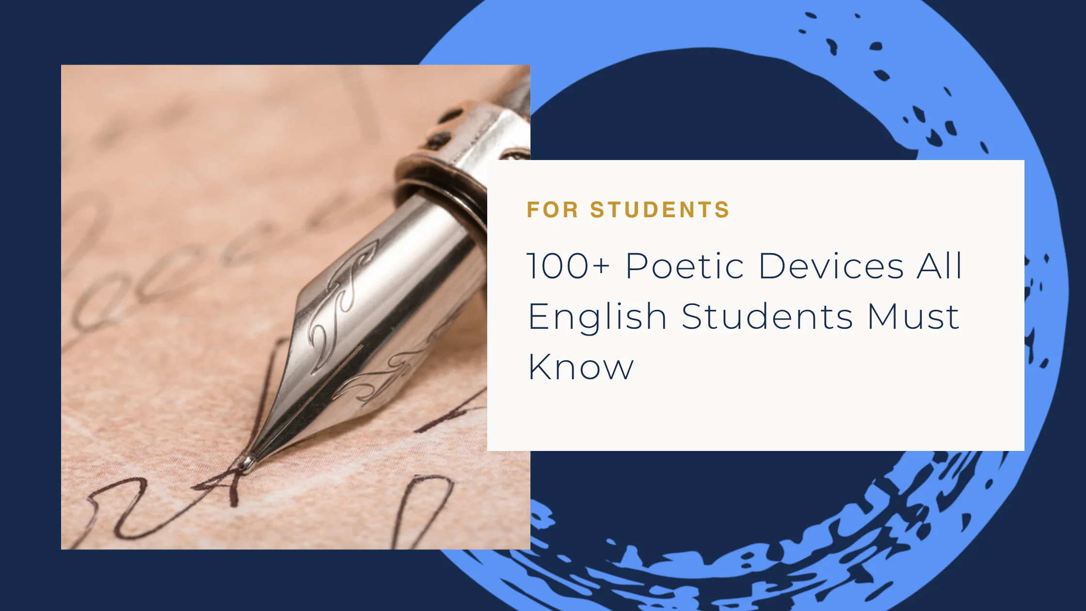 100+ Poetic Devices All English Students Must Know