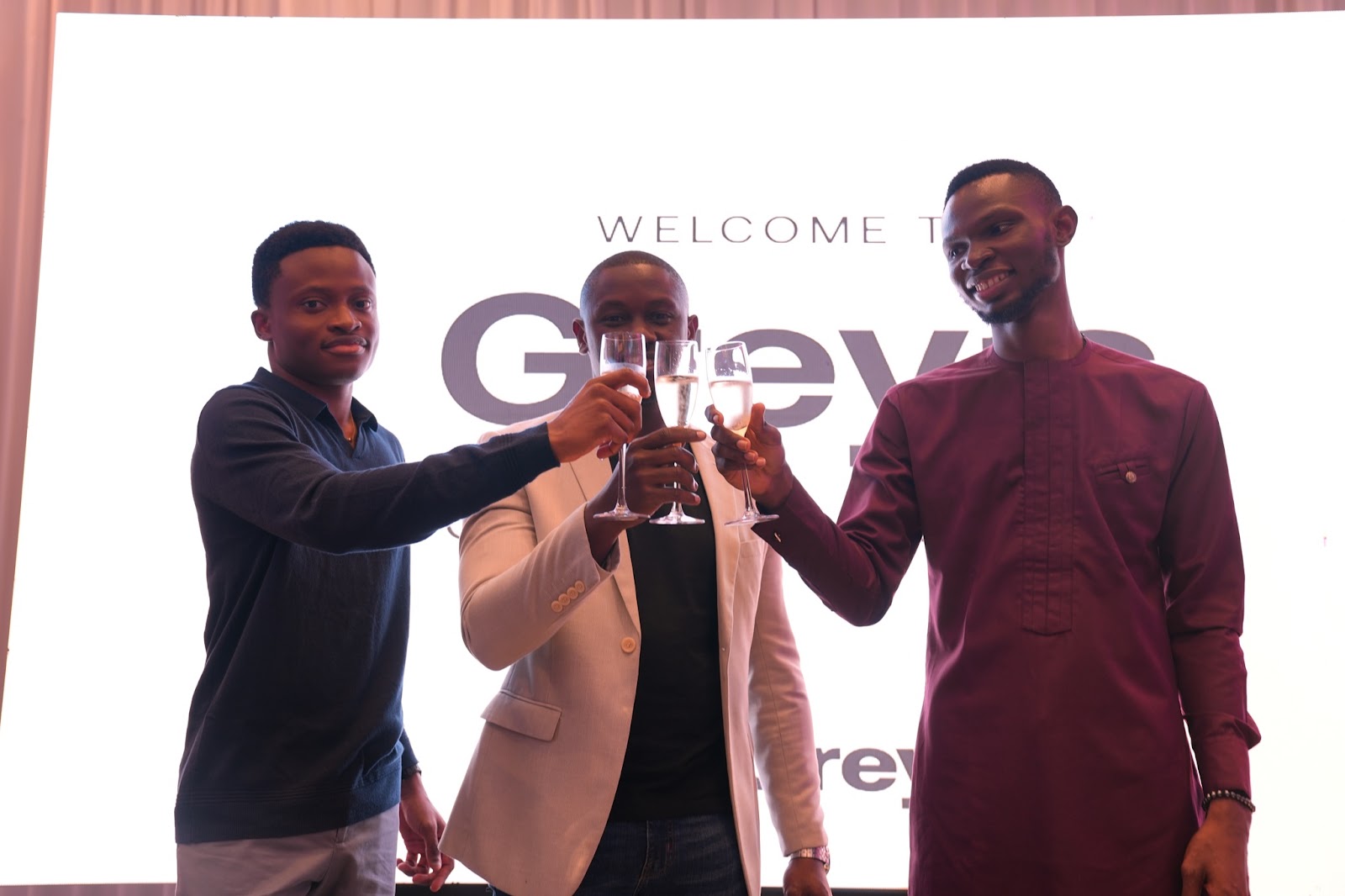 Grey founders at Grey launch in Kenya.