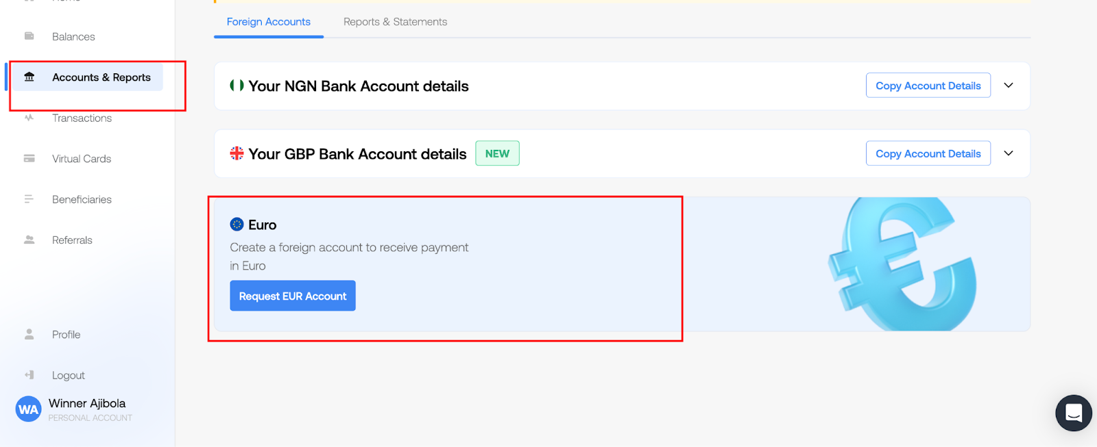 open foreign account Tanzania