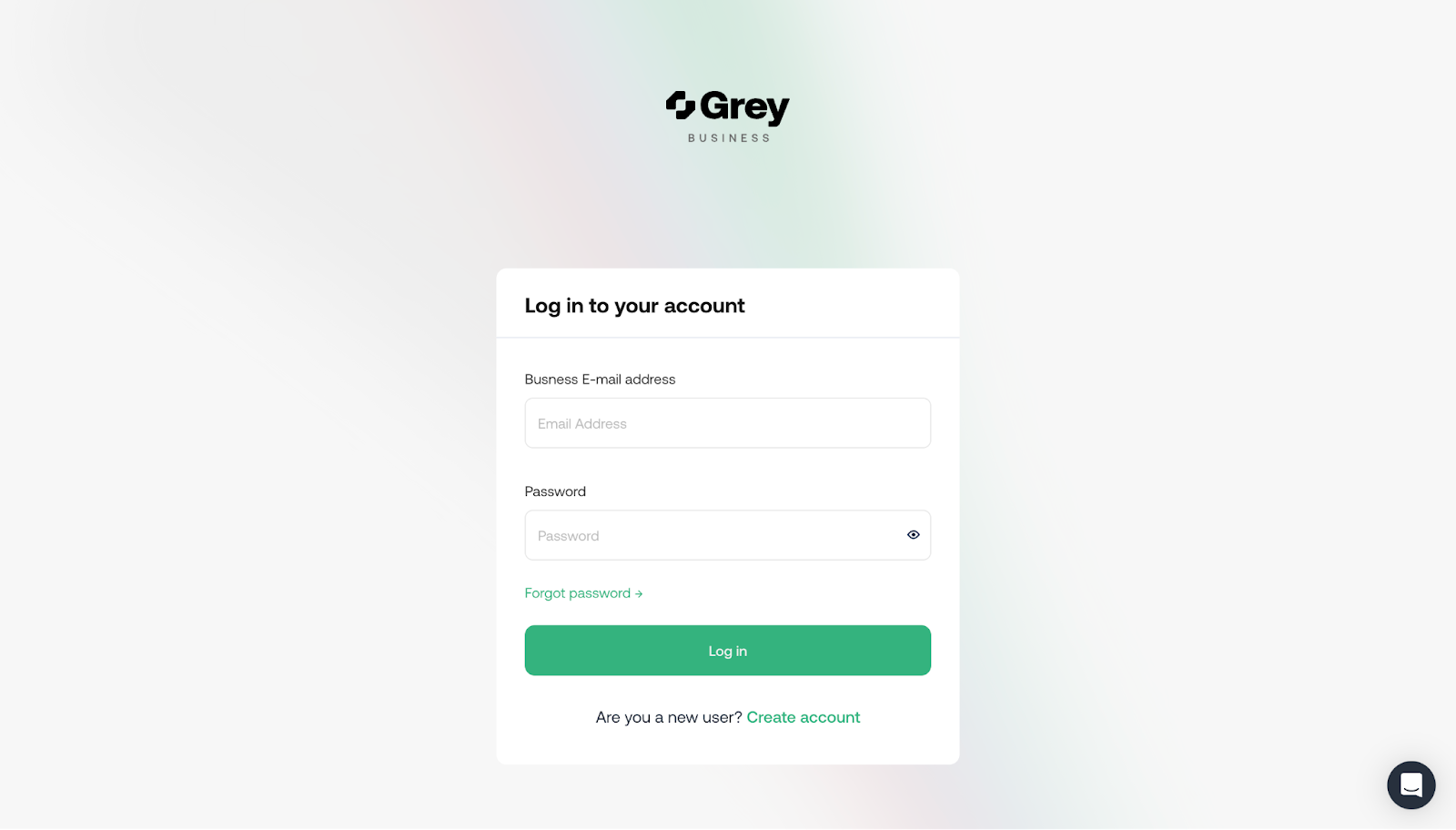 sign up on Grey Business
