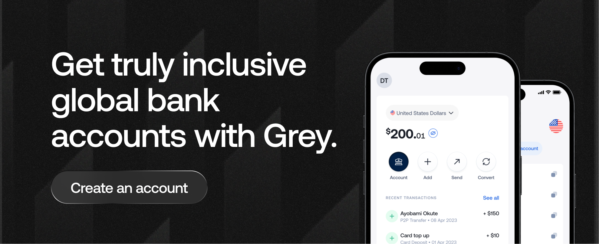 Open a UK, EU and US bank account with Grey