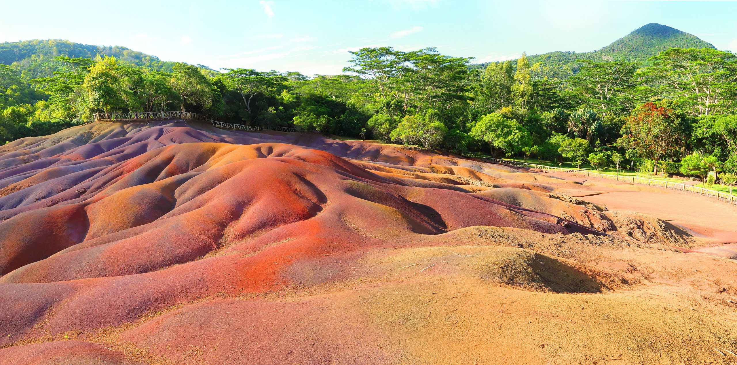 Seven Colored Earths in Chamarel, Mauritius