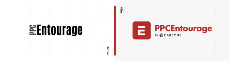 before/after PPC Entourage logo