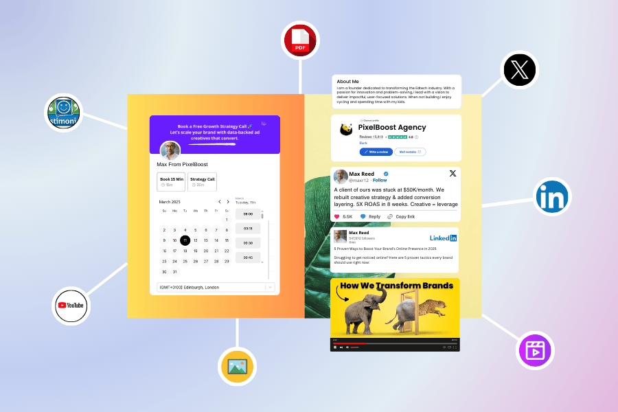 Warmcal scheduler with personalized booking page