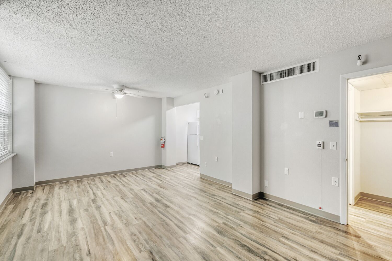 view of living area unfurnished