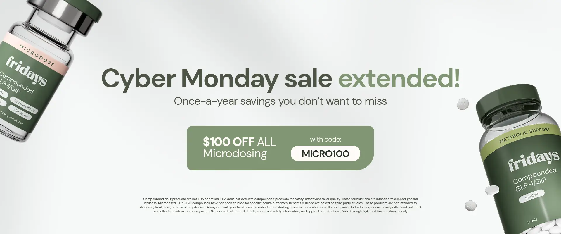 a white and green advertisement