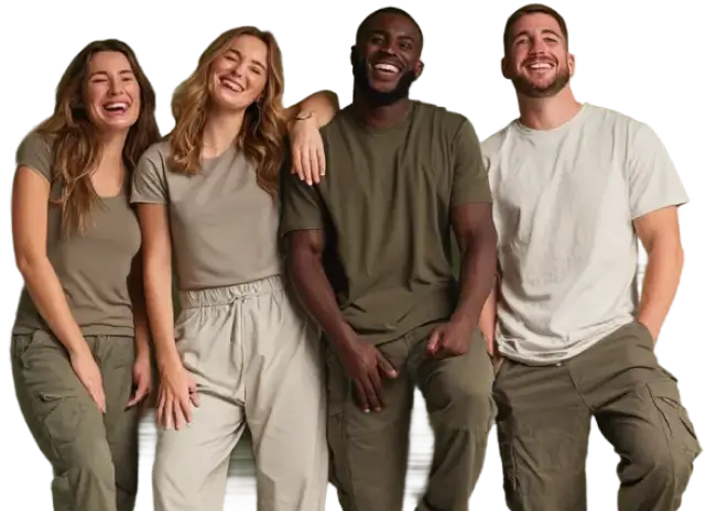 a group of people posing for a photo