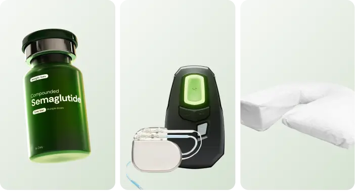 A mouth tape, positional pillows, nasal dilators and supplements