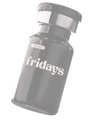 Fridays peptide vial