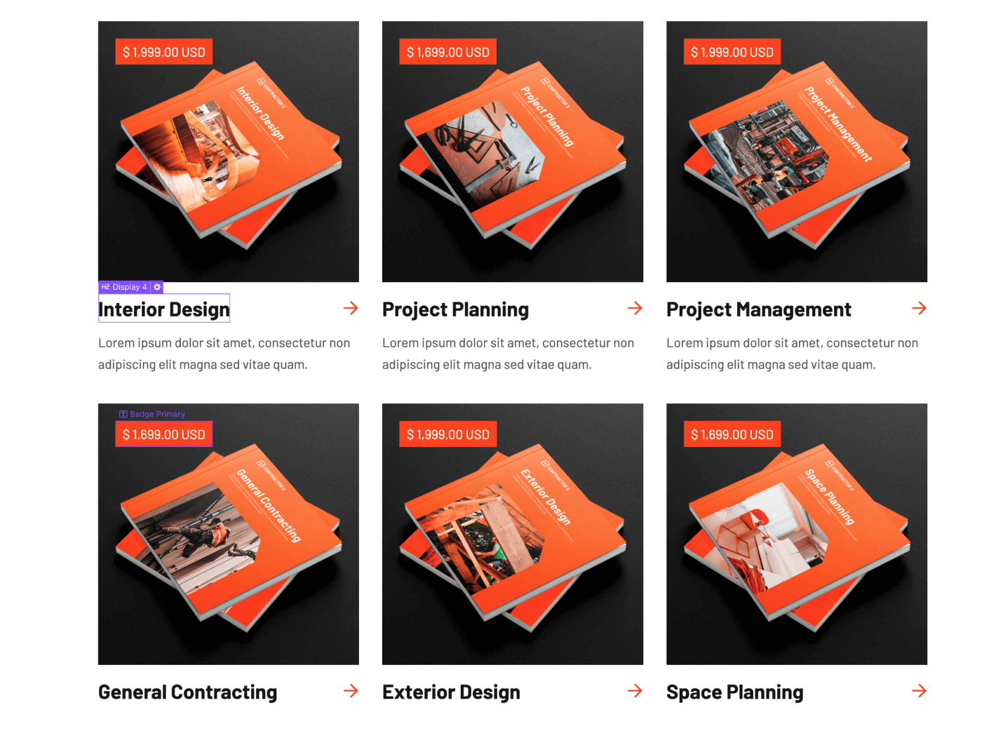eCommerce Product - Contractor X Webflow Template