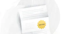 Opened letter with a gold seal containing a offer code