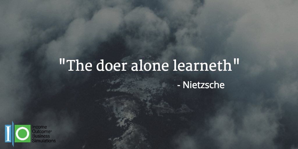 The doer alone learneth | Nierzsche
