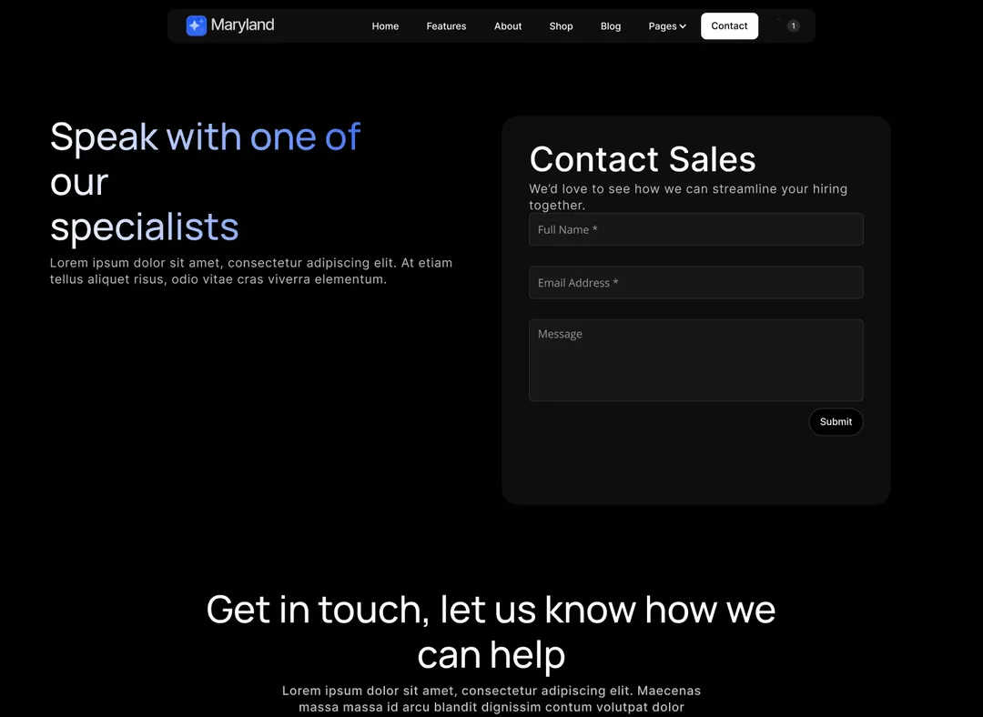 App Webflow Template -Maryland - Created by Wedoflow.com and Azwedo.com