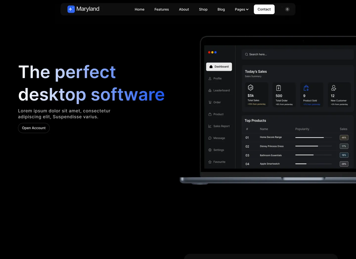 App Webflow Template -Maryland - Created by Wedoflow.com and Azwedo.com