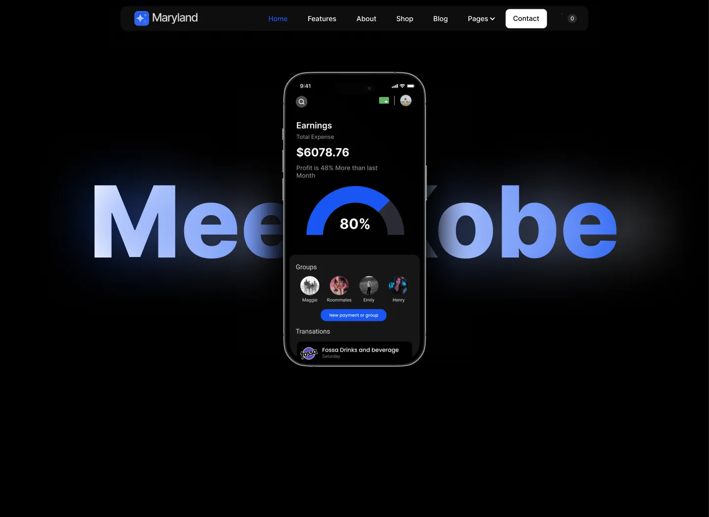 App Webflow Template -Maryland - Created by Wedoflow.com and Azwedo.com