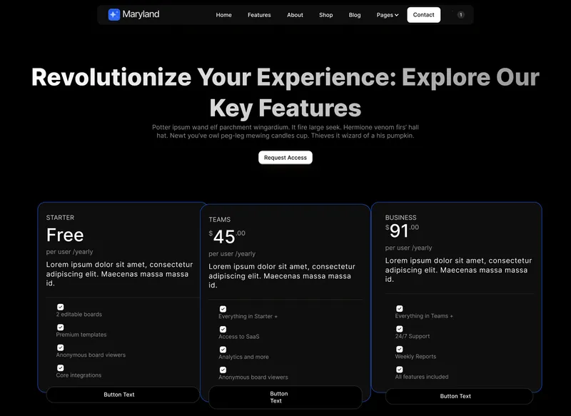 App Webflow Template -Maryland - Created by Wedoflow.com and Azwedo.com