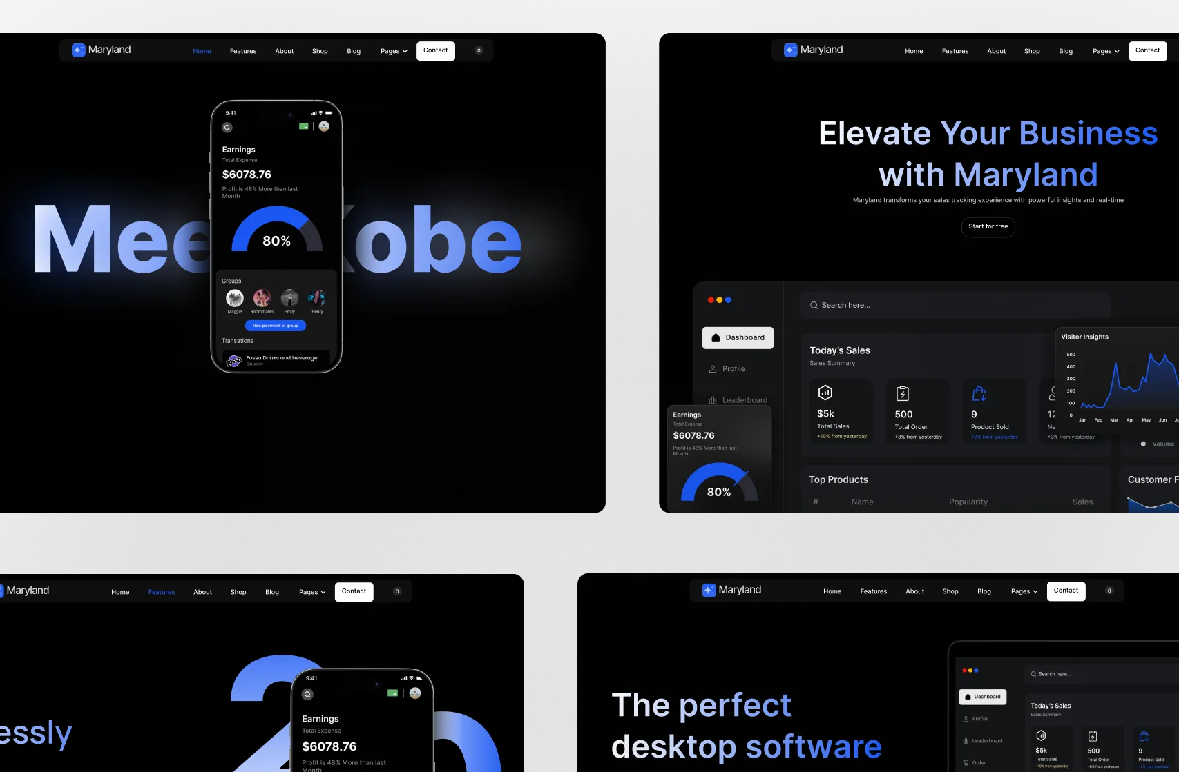 App Webflow Template -Maryland - Created by Wedoflow.com and Azwedo.com