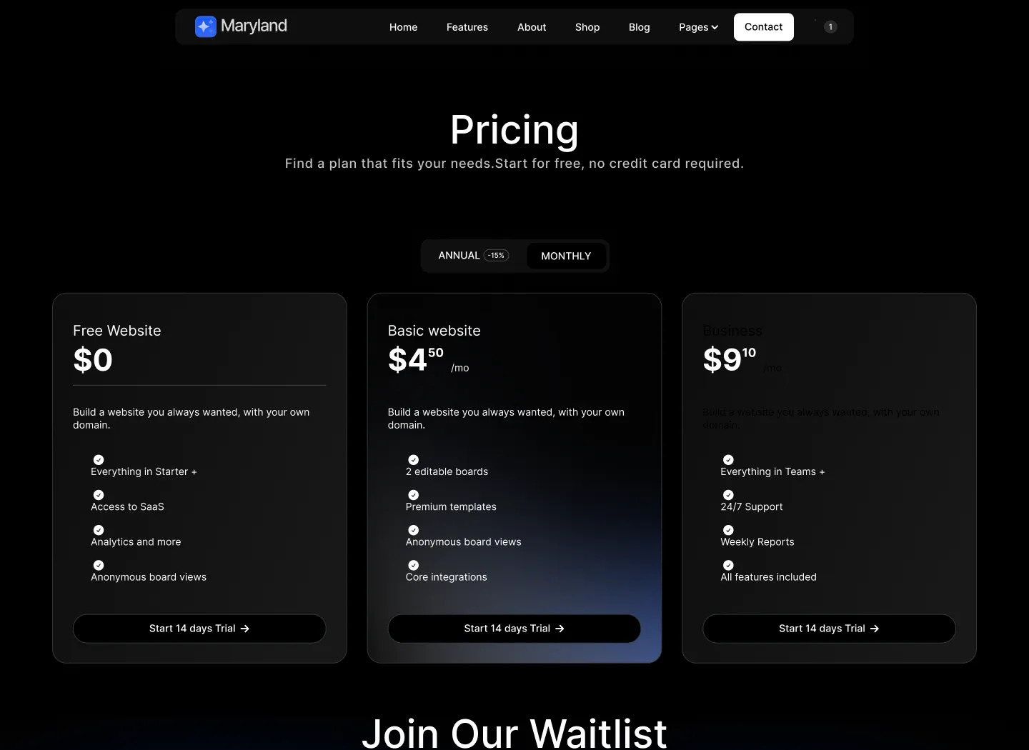 App Webflow Template -Maryland - Created by Wedoflow.com and Azwedo.com