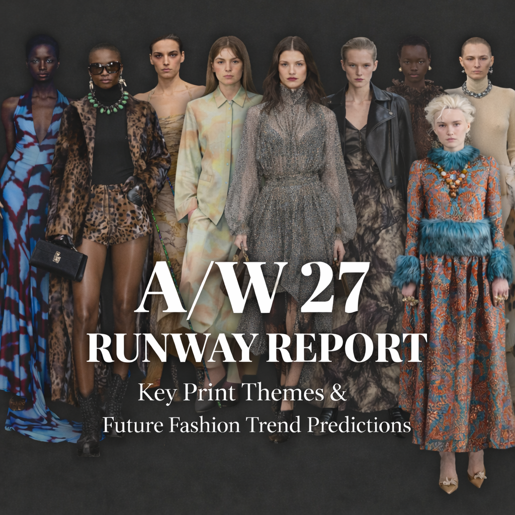 A/W 27 Runway Report: Key Print Themes & Future Fashion Trend Predictions
