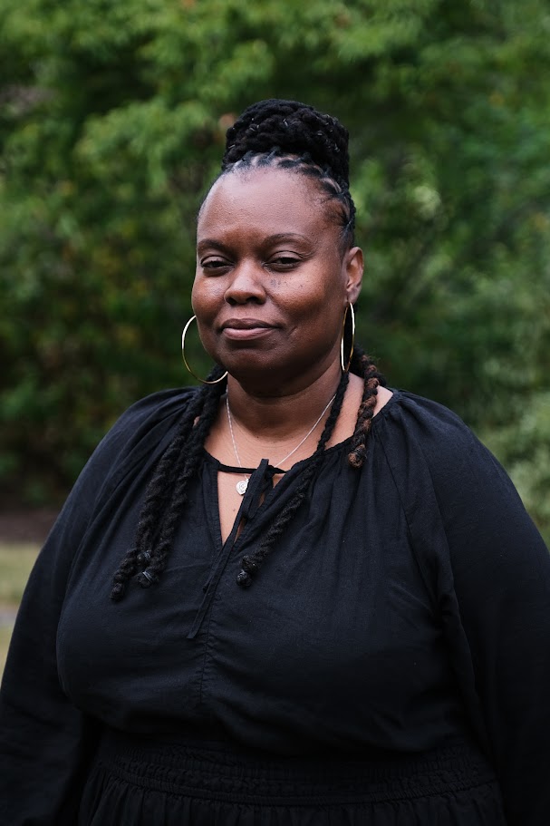Dr. Ronda Phillips staff portrait outdoors at D23 Rising