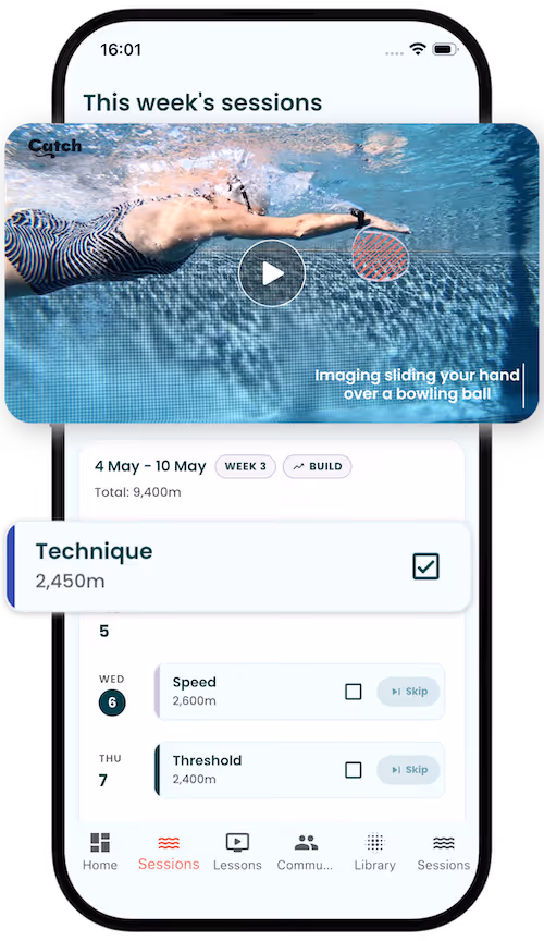 Catch app — video lessons