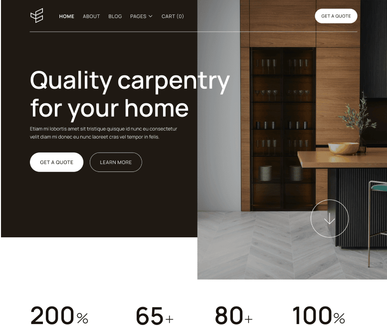 Home Page - Carpenters X Webflow Template