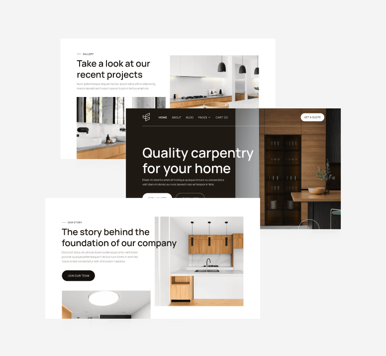 Sections - Carpenters X Webflow Template