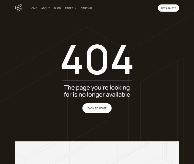 Not Found Page - Carpenters X Webflow Template
