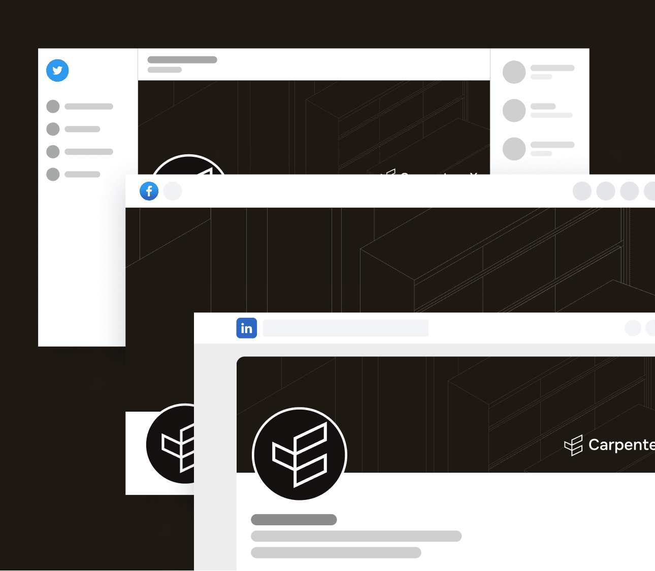 Social Media Assets - Carpenters X Webflow Template