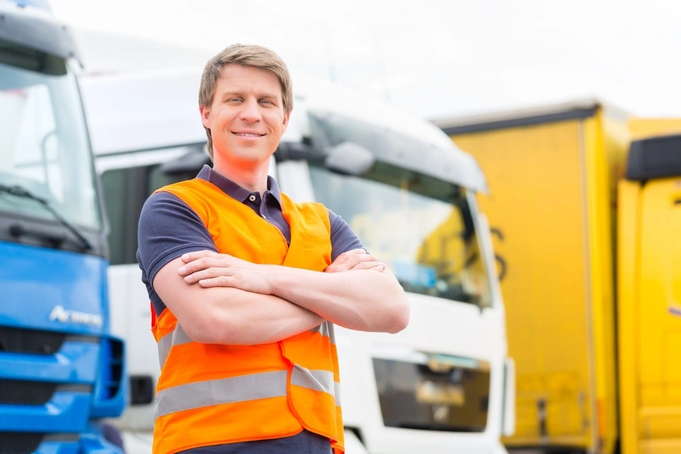 Fleet manager using safety vest