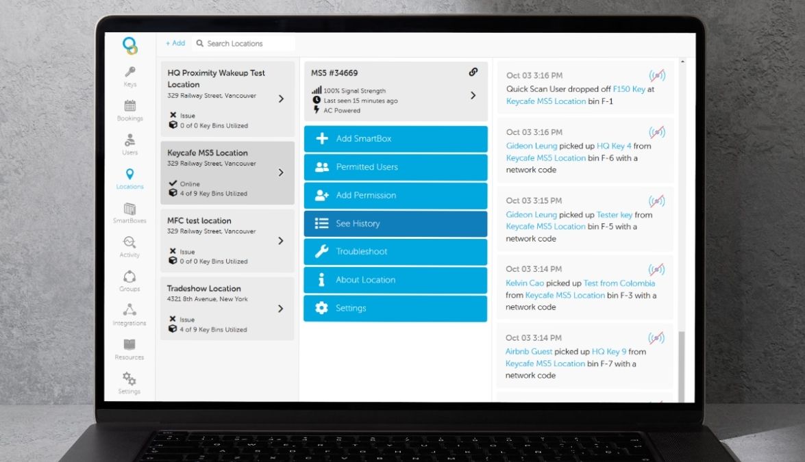 Desktop View of How Offline Key Exchange Works