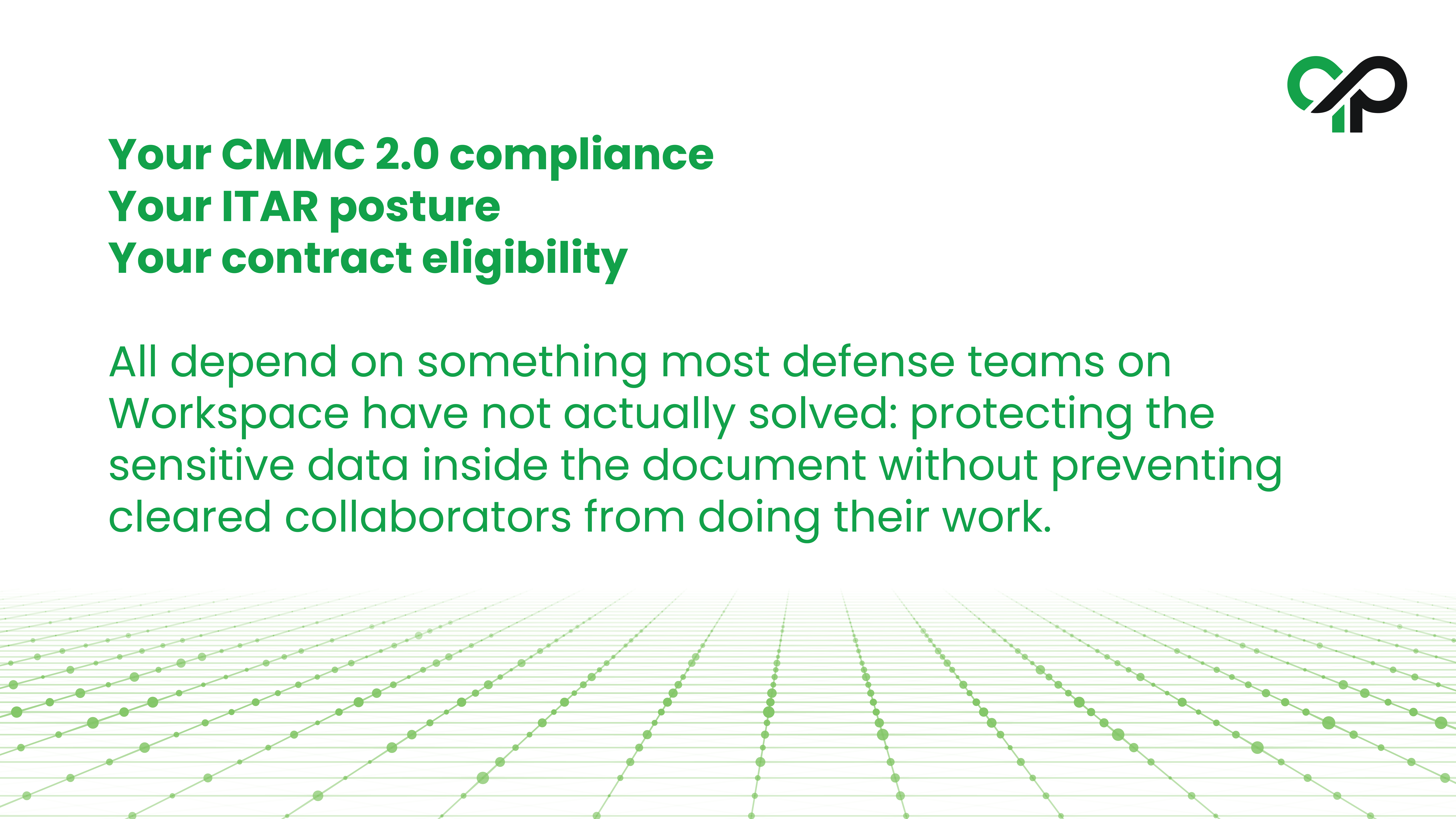 CMMC 2.0 on Google Workspace: what Assured Controls gives you, and what you still need to protect CUI