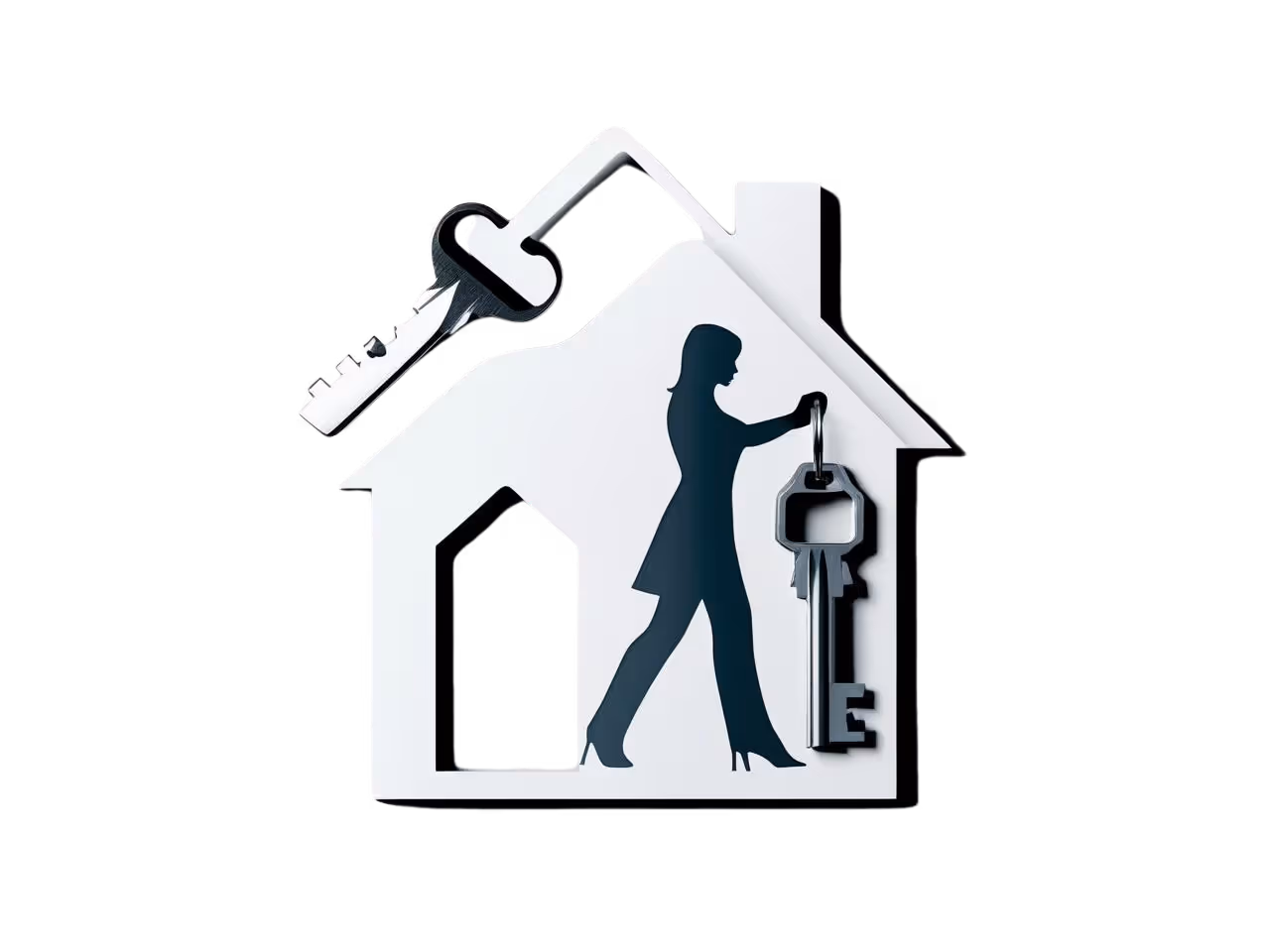 Home owner with the keys of the new home