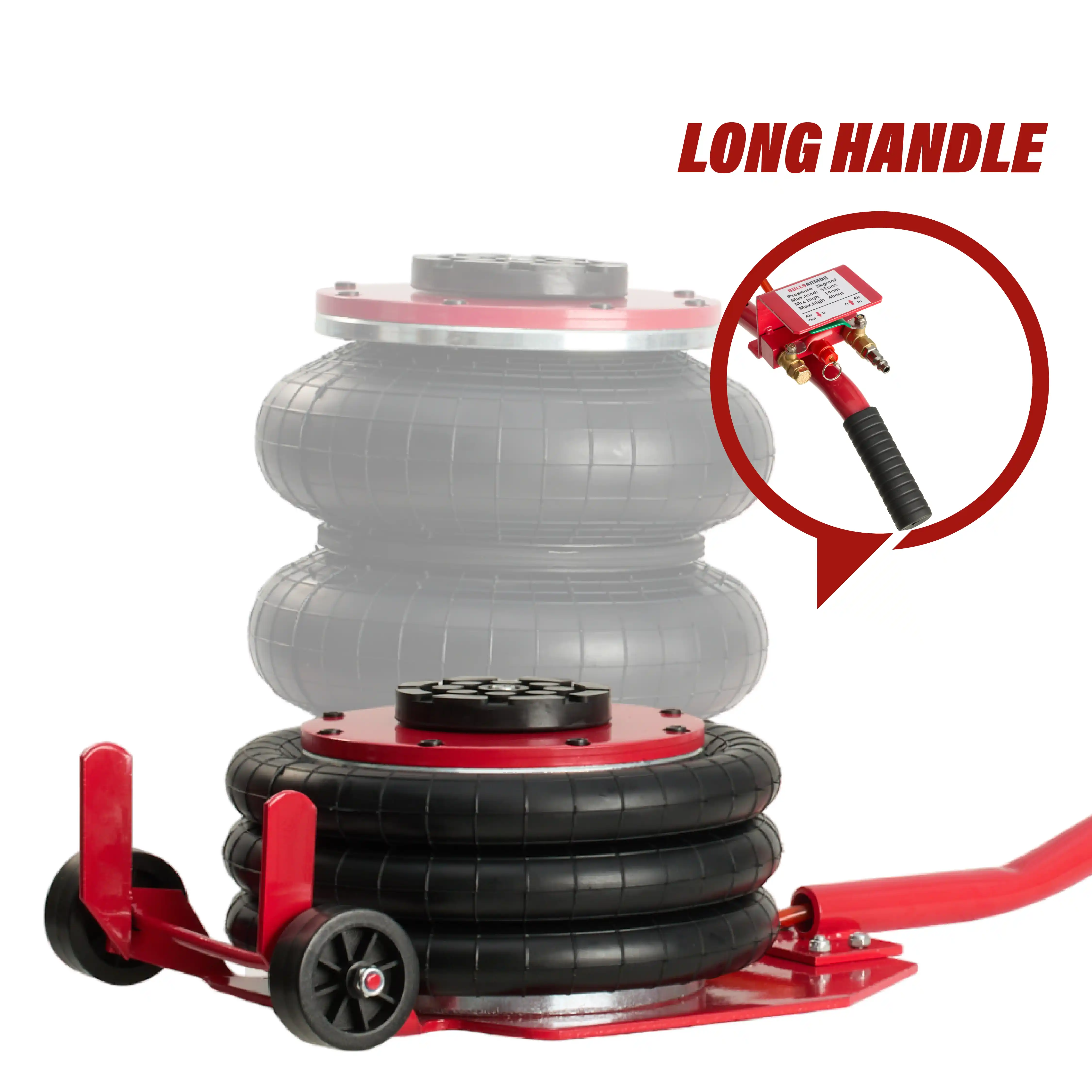 Pneumatic Air Jack - Long handle 3 T (CJ-620)