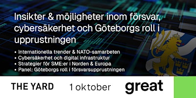 Insikter och möjligheter inom försvar och  cybersäkerhet