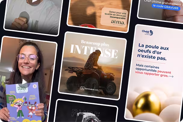 exemple de créatives sur facebook