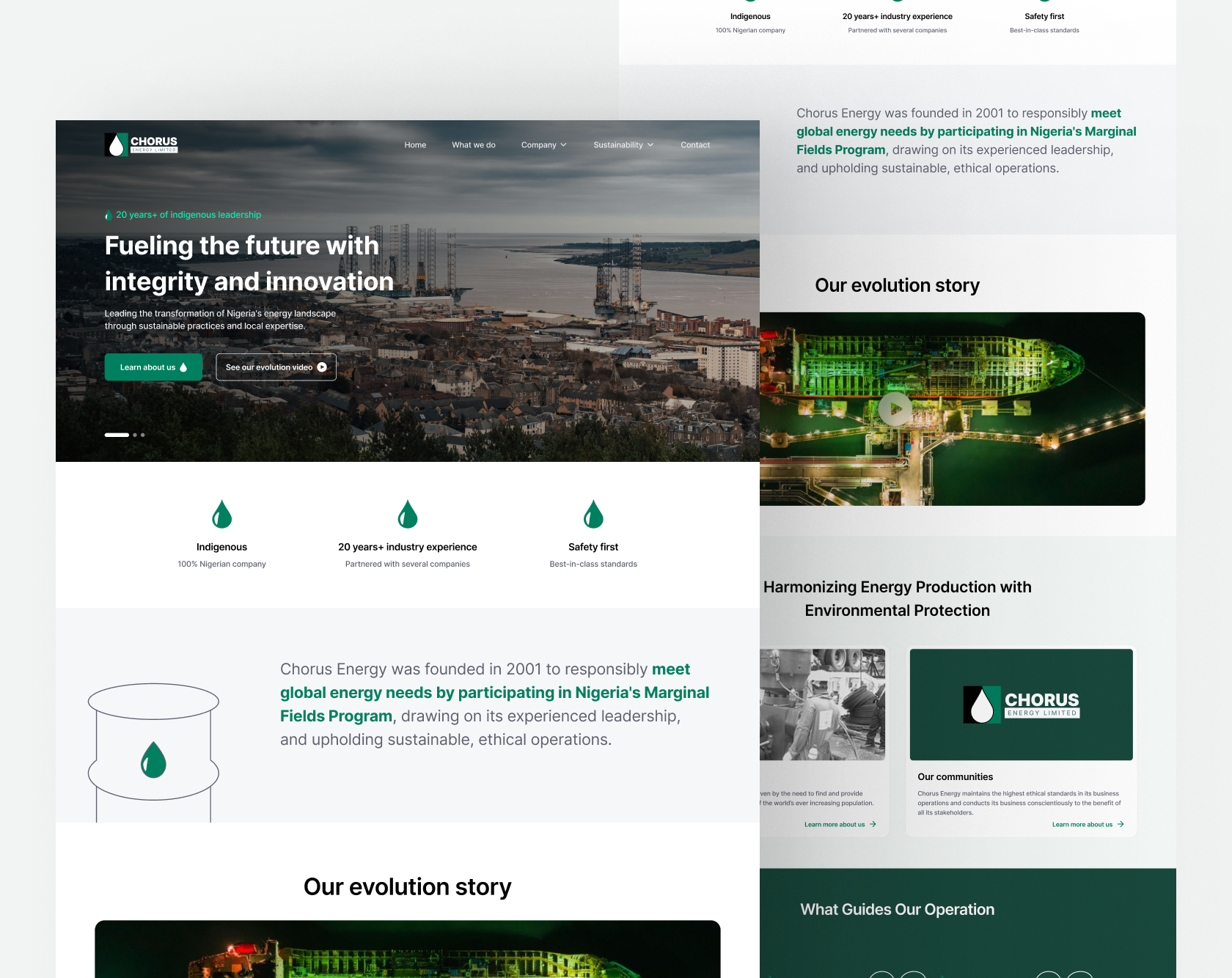 Oil and gas website