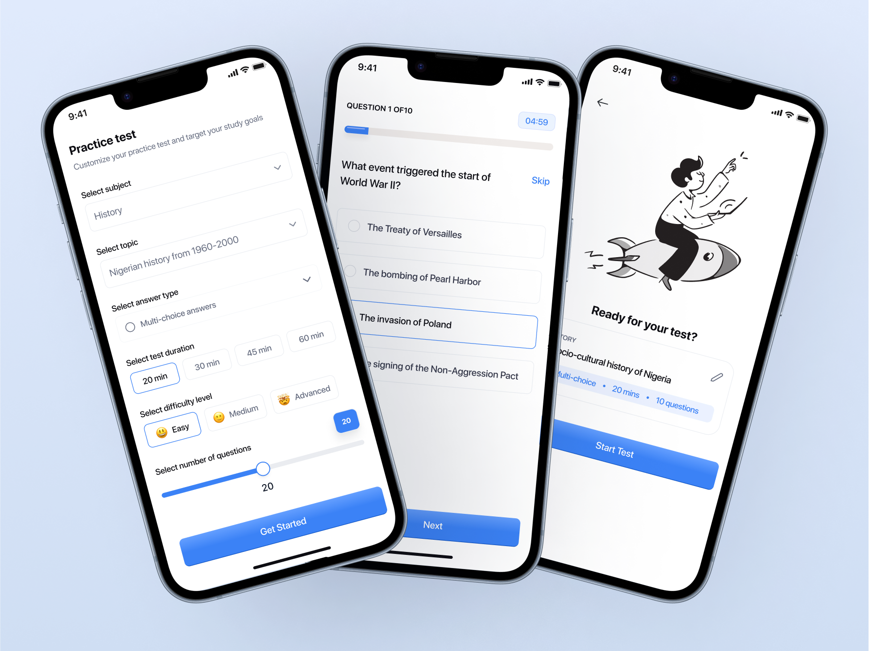 Ed-tech mobile app designs