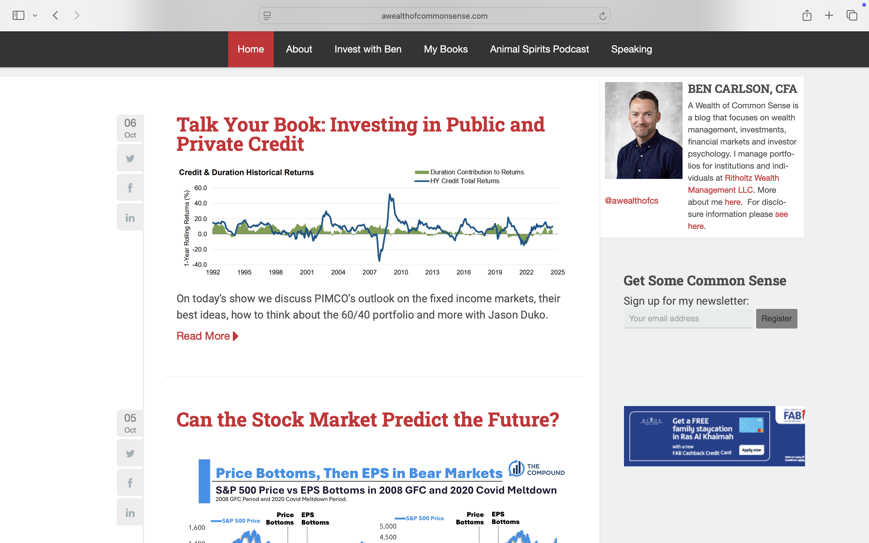 A Wealth of Common Sense