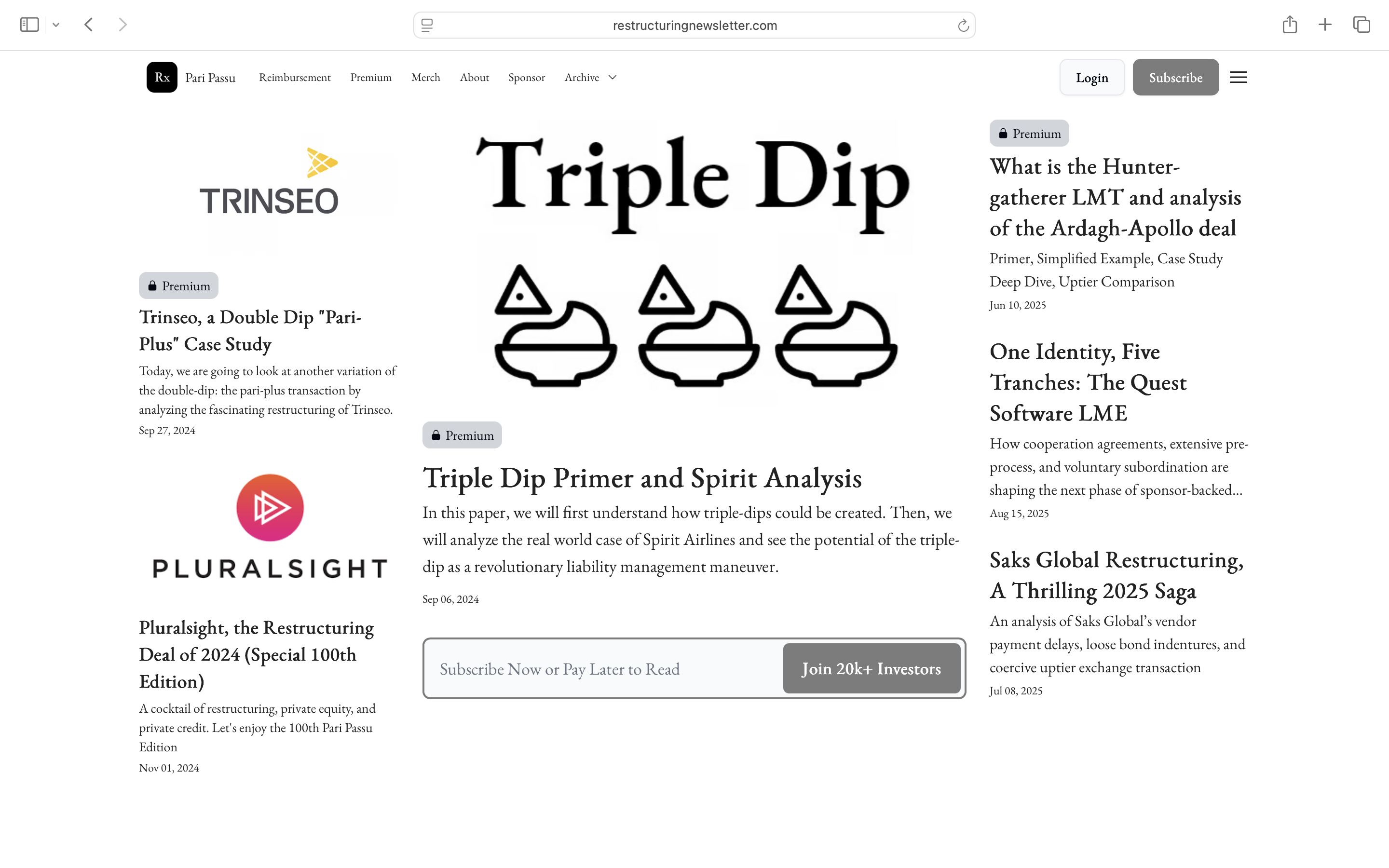 Pari Passu Newsletter